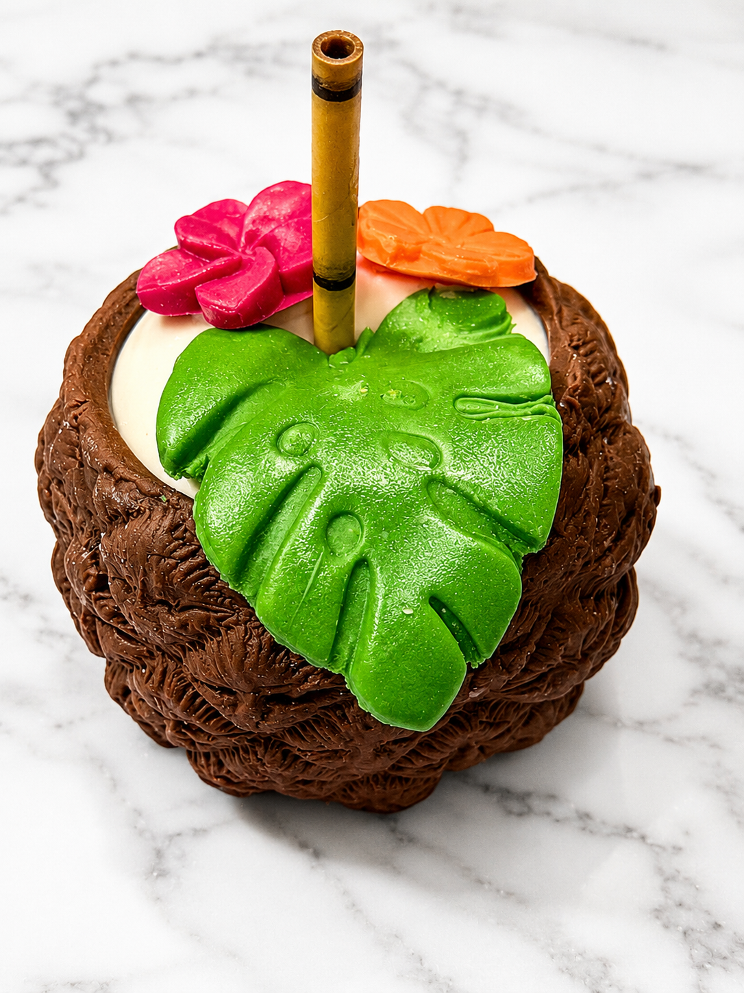 Custom themed fondant wrapped chocolate apple