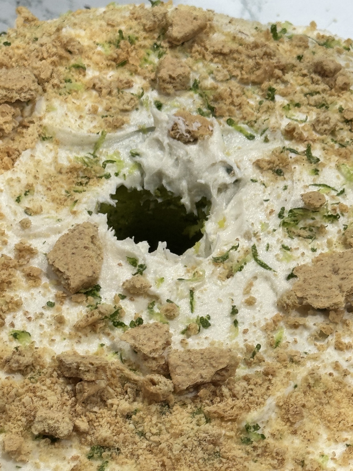 Key lime signature cake