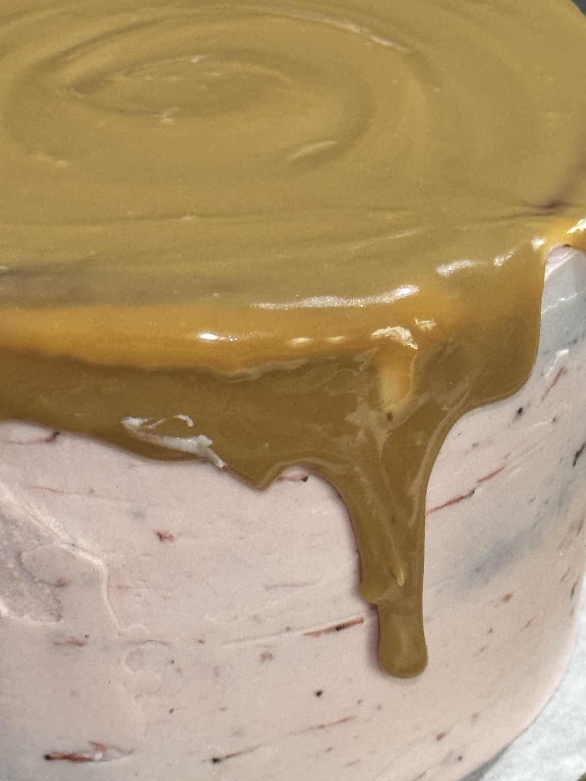 Strawberry caramel signature cake