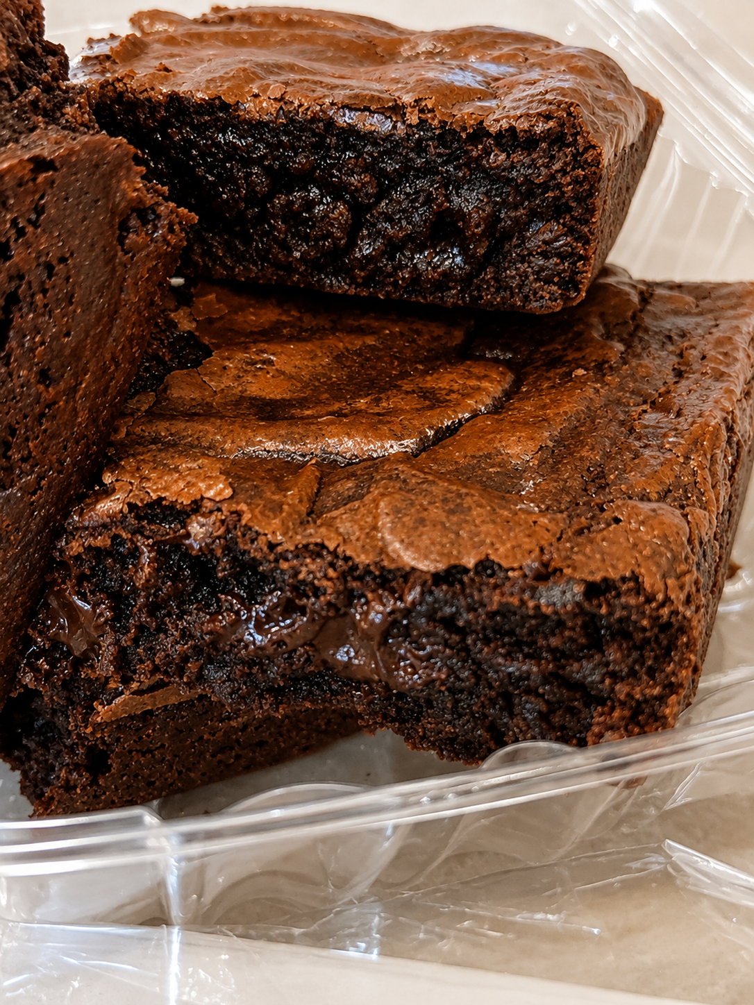 Scratch-made brownies