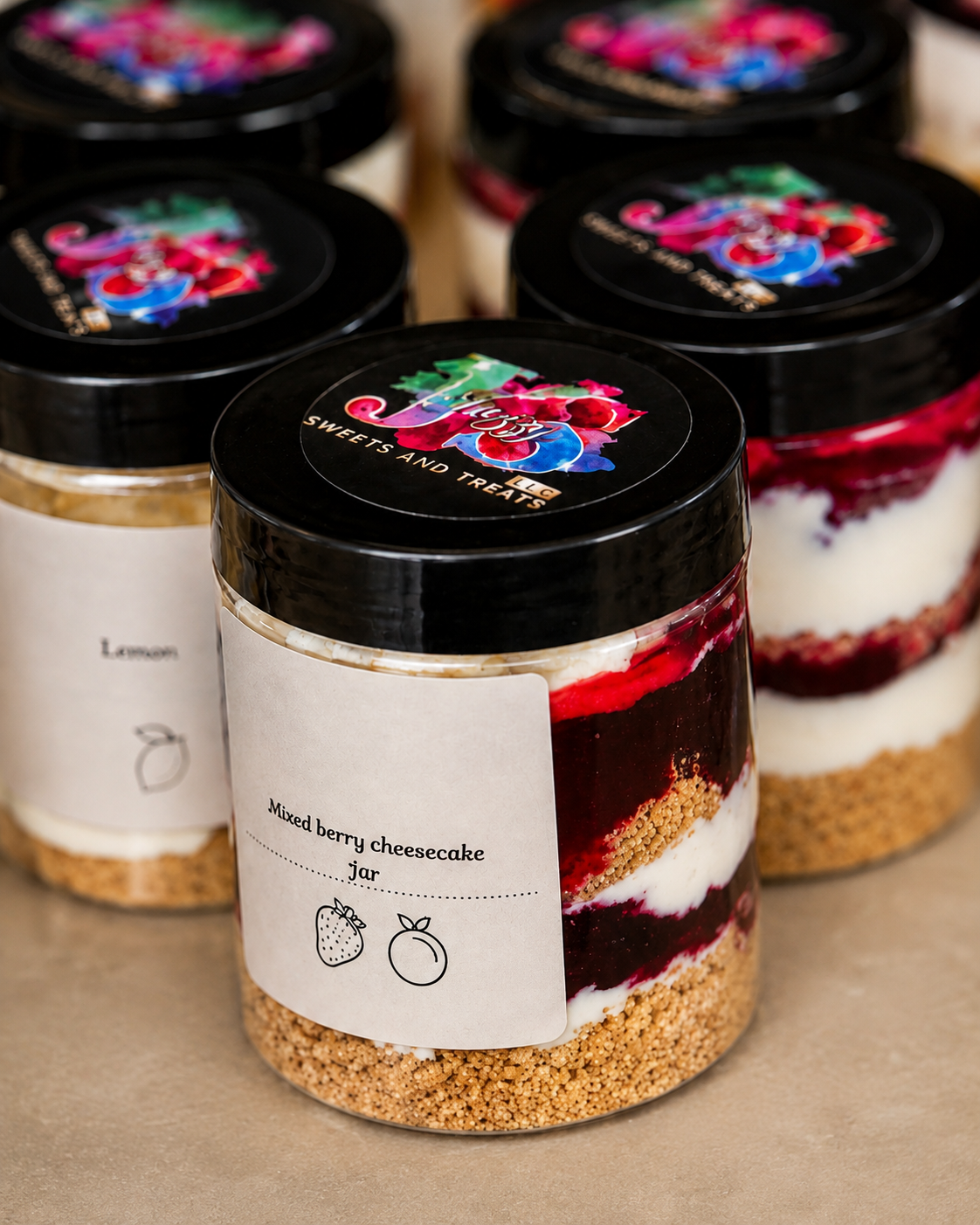 Cheesecake jars